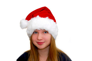 Image showing Chrismas girl