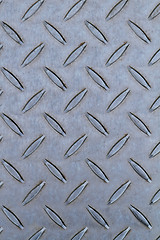 Image showing Diamond plate stainless steel