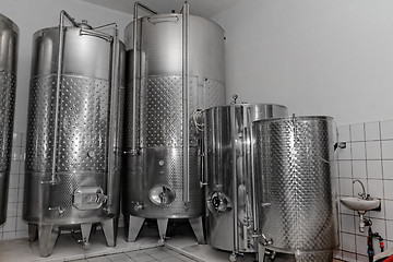 Image showing Winery in the factory