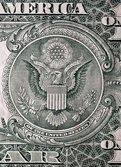 Image showing One dollar bill