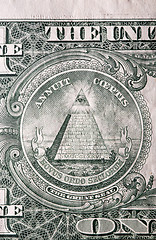 Image showing One dollar bill