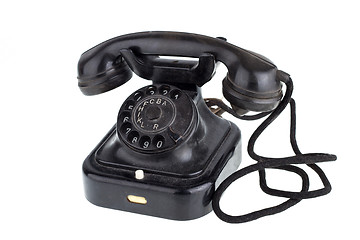 Image showing Old Retro telephone