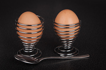 Image showing Eggs for breakfast