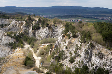 Image showing Limestone mine, Koneprusy, Czech republic