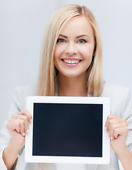 Image showing woman with tablet pc