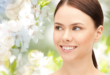 Image showing beautiful young woman face