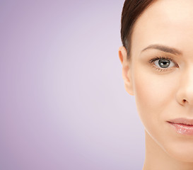 Image showing beautiful young woman face