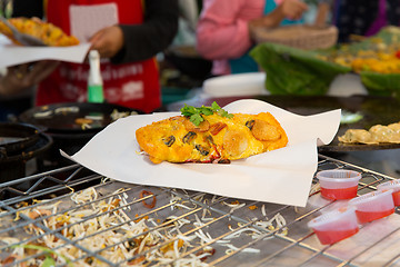 Image showing close up of snack at street market