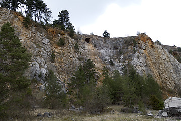 Image showing Limestone mine, Koneprusy, Czech republic