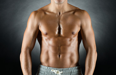 Image showing young male bodybuilder