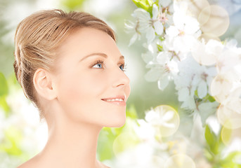 Image showing beautiful young woman face