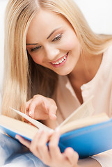 Image showing woman reading book