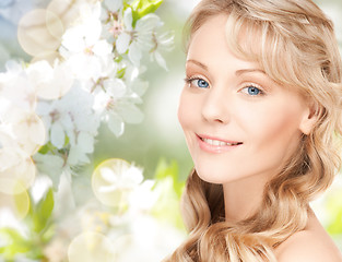 Image showing beautiful young woman face