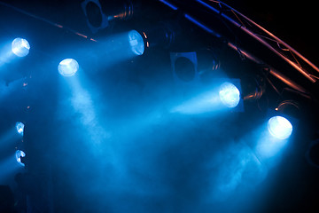 Image showing Stage lights