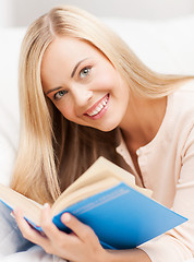 Image showing woman reading book