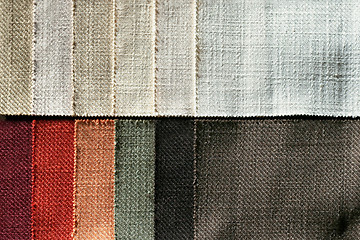 Image showing Linen sampler