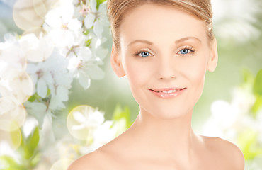 Image showing beautiful young woman face