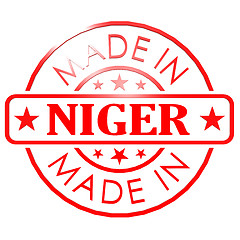Image showing Made in Niger red seal
