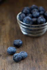 Image showing Fresh blueberries