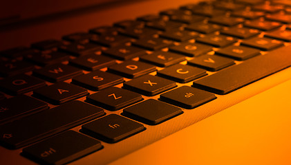 Image showing Computer keyboard