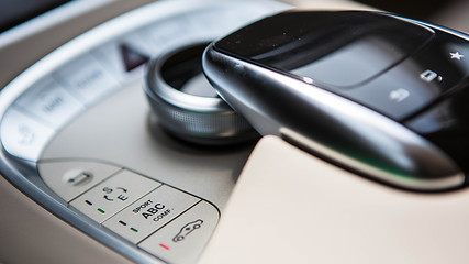 Image showing Modern car interior.