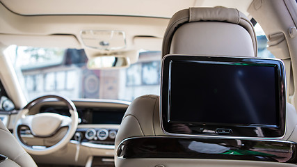 Image showing Modern car interior.