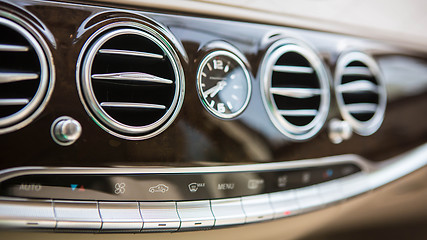 Image showing Modern car interior.