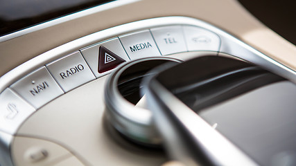 Image showing Modern car interior.