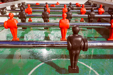 Image showing Retro look Table football