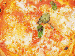 Image showing Margherita pizza background