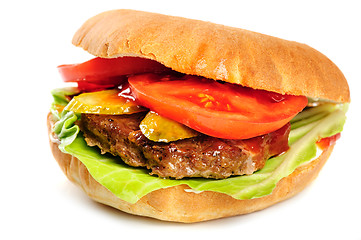 Image showing realistic looking hamburger