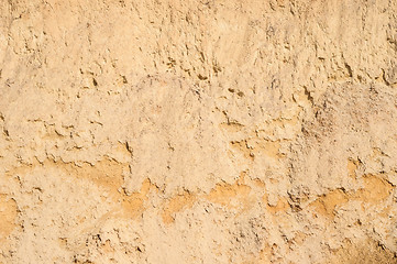 Image showing The texture of clay