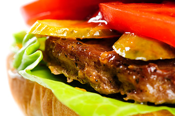 Image showing realistic looking hamburger