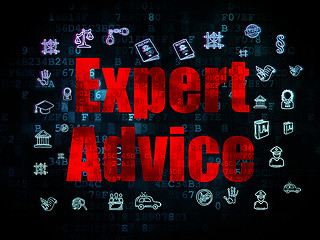 Image showing Law concept: Expert Advice on Digital background