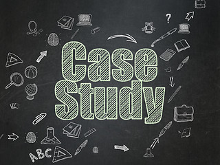 Image showing Education concept: Case Study on School Board background