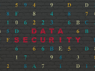 Image showing Privacy concept: Data Security on wall background