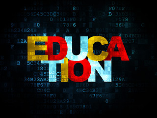 Image showing Education concept: Education on Digital background