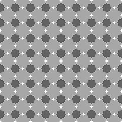 Image showing Dark gray ornament with white pointy squares shapes