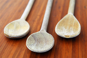 Image showing Cooking spoons