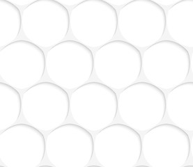 Image showing 3D white oval grid