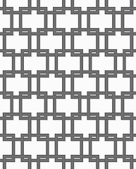 Image showing 3D gray interlocking squares