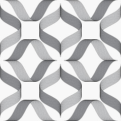 Image showing Ribbons forming rhombus pattern