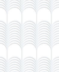 Image showing 3D white striped vertical grid