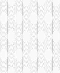 Image showing Slim gray striped waves