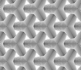 Image showing Slim gray halftone striped tetrapods