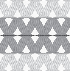 Image showing Ribbons gray shades crosses grid pattern