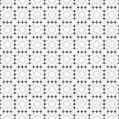 Image showing Gray ornament with dark gray pointy squares and clover shapes