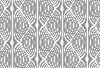 Image showing 3D vertical striped waves