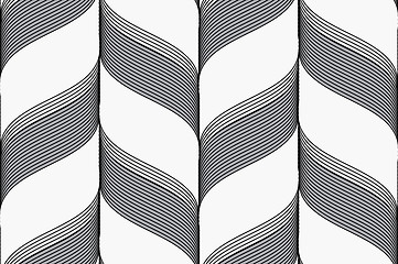 Image showing Ribbons in chevron pattern