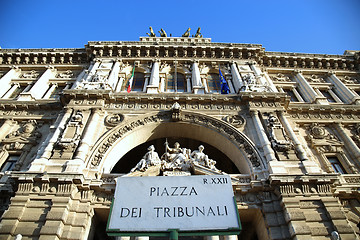 Image showing  Italian Palace of Justice in Rome, Italy